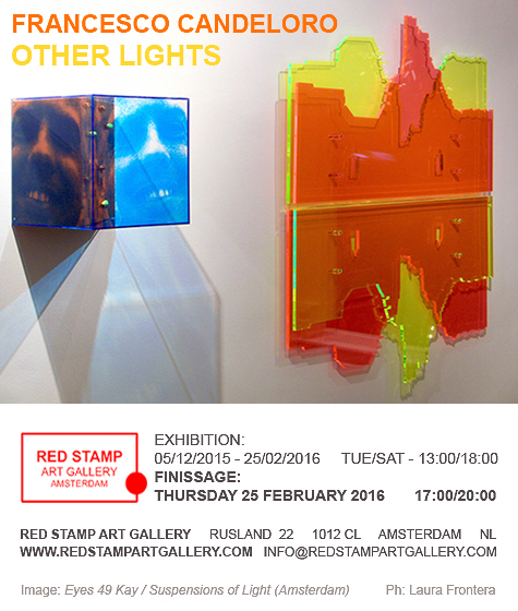 francesco candeloro,other lights,solo show,finissage,red stamp art gallery,amsterdam
